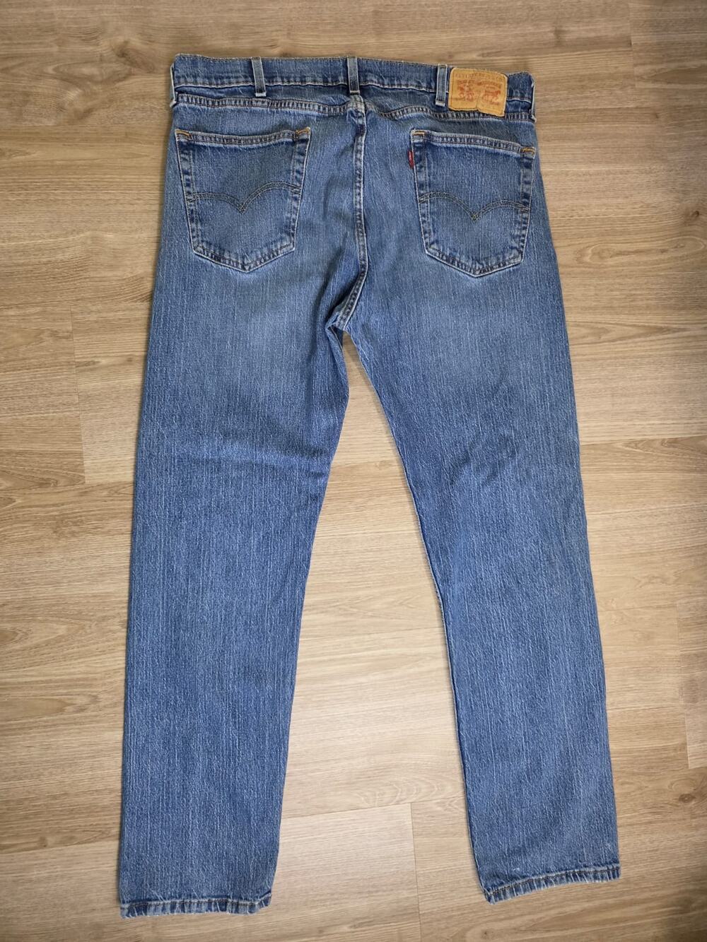 Levi's 541 Athletic Fit Jeans Men's 38x32 Light Wash Tapered Denim Pants